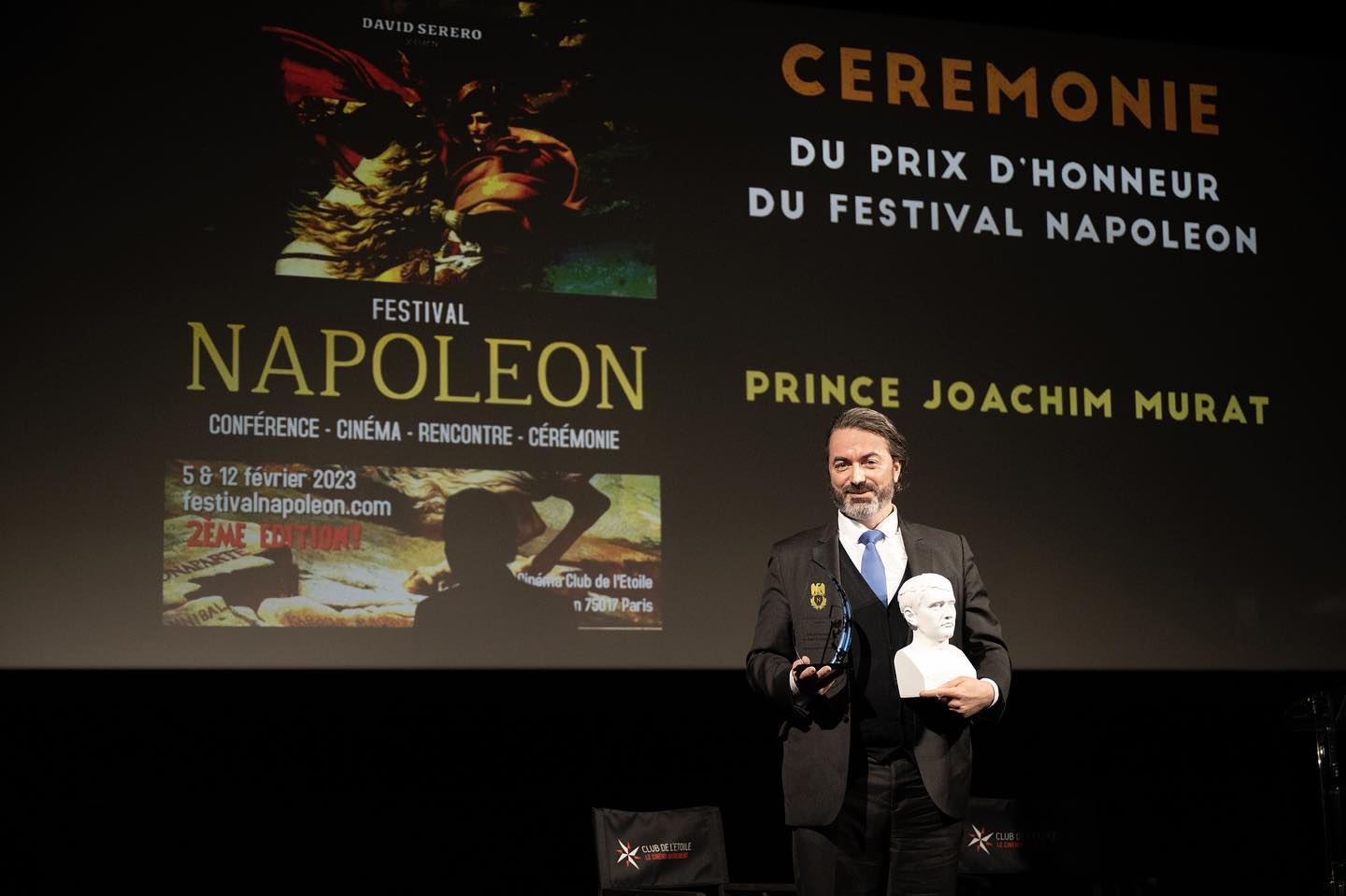 PRIX NAPOLEON au Prince Joachim Murat – Ahmed Youssef – Youssef Chahine (Festival Napoleon 2023)